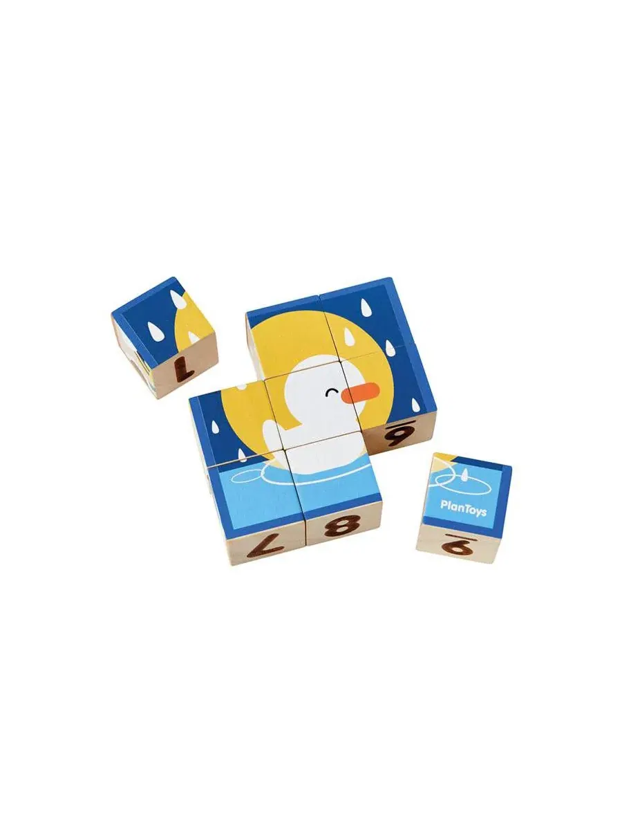 Головоломки-кубики в виде животных Plantoys — мульти