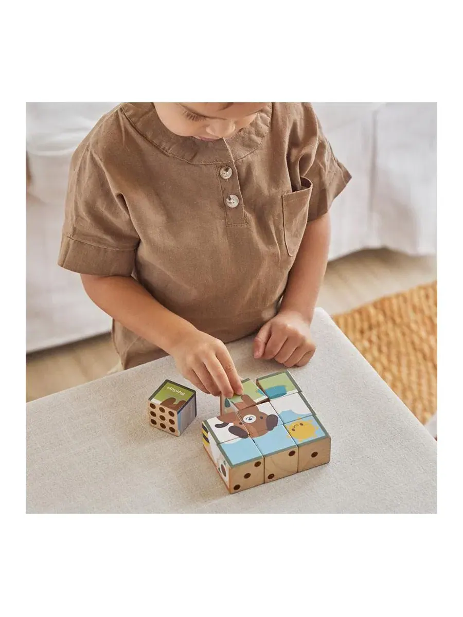 Головоломки-кубики в виде животных Plantoys — изображение 2 из 2, нет цвета