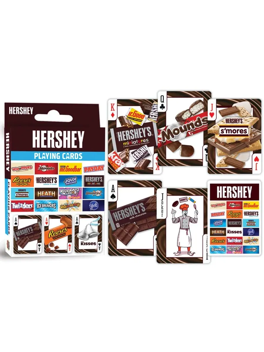 Игральные карты Hershey's - колода из 54 карт Masterpieces Puzzles — изображение 4 из 4, мульти