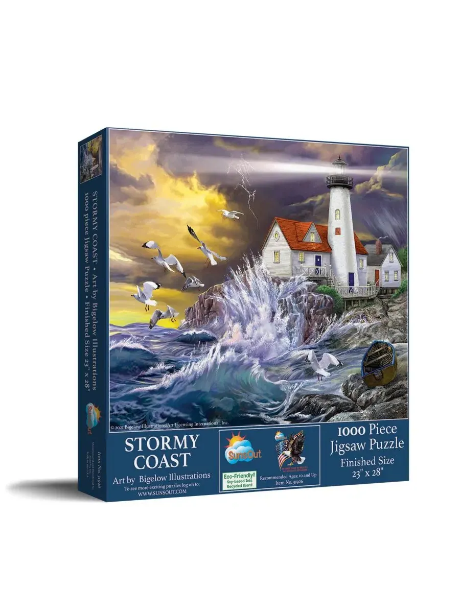 Пазл «Штормовое побережье» (1000 деталей) для взрослых Sunsout
