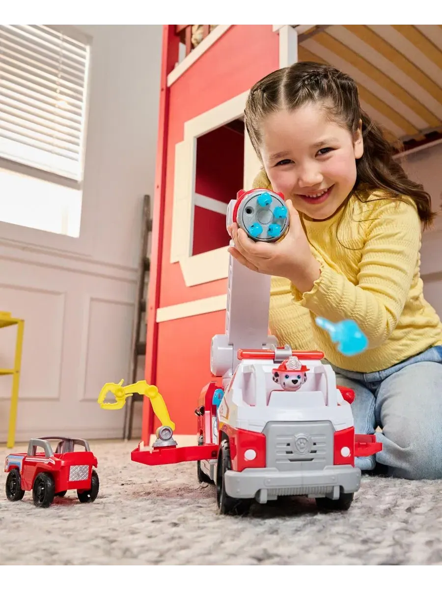 Игровой набор пожарной машины Fire Rescue Rapid Reload Fire Truck Paw Patrol — изображение 6 из 11, мульти