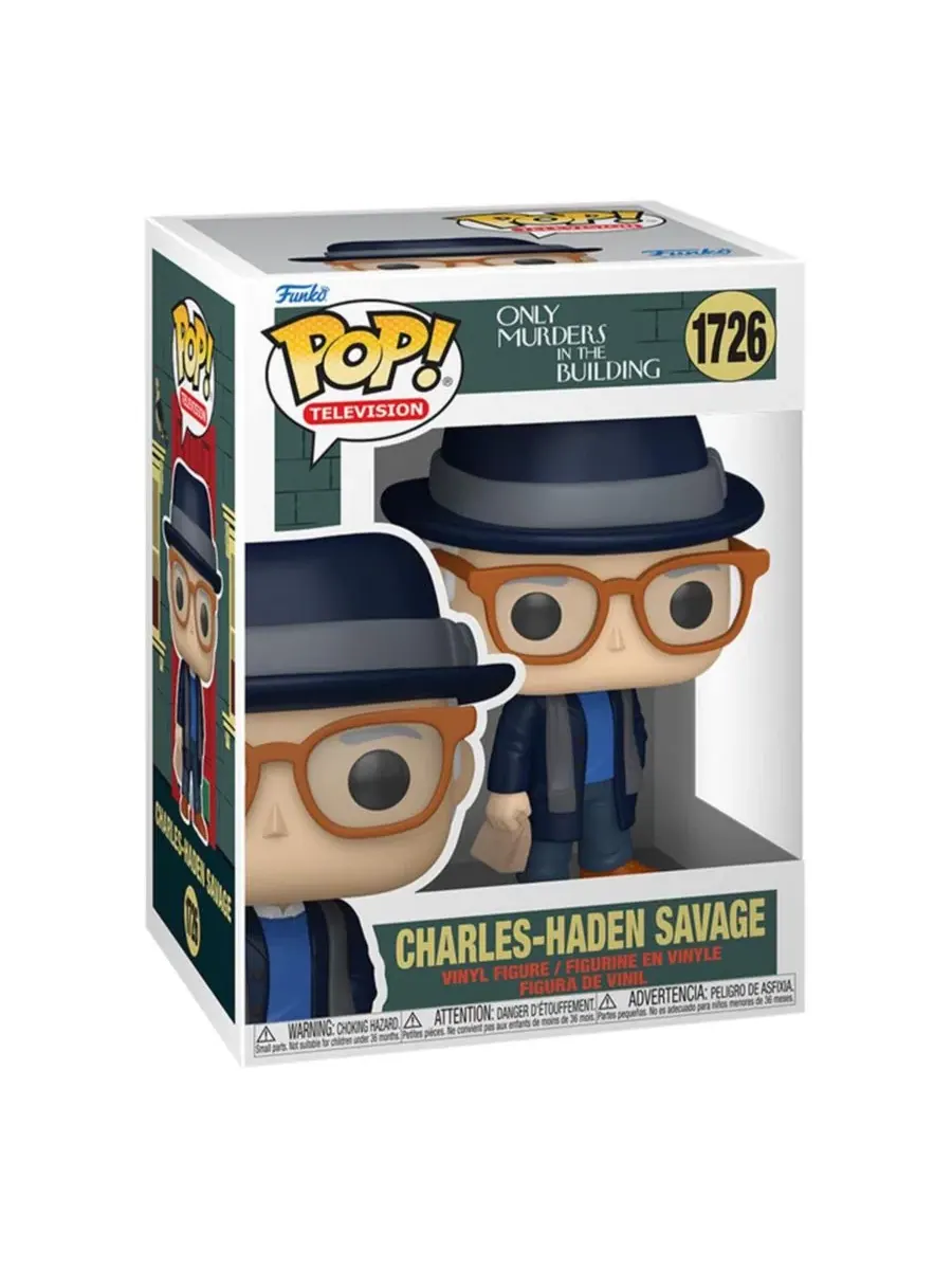 Виниловая фигурка Charles-Haden Savage Funko, Only Murders in the Building — изображение 2 из 5, нет цвета