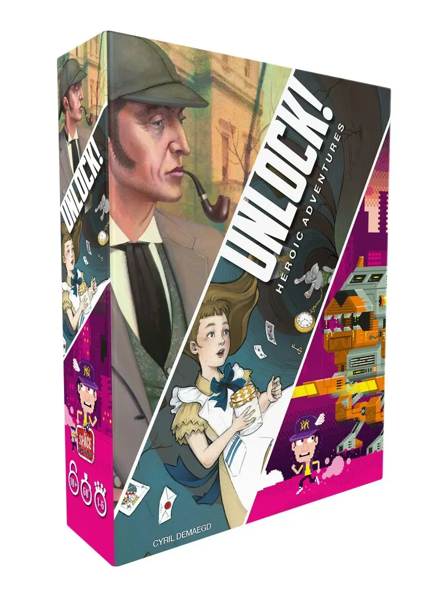 Настольная игра Unlock Heroic Adventures Space Cowboys — мульти