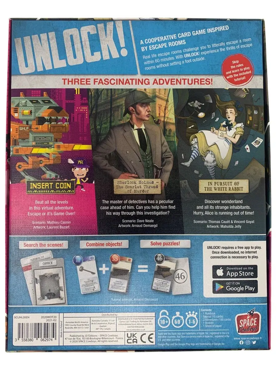 Настольная игра Unlock Heroic Adventures Space Cowboys — изображение 3 из 5, мульти