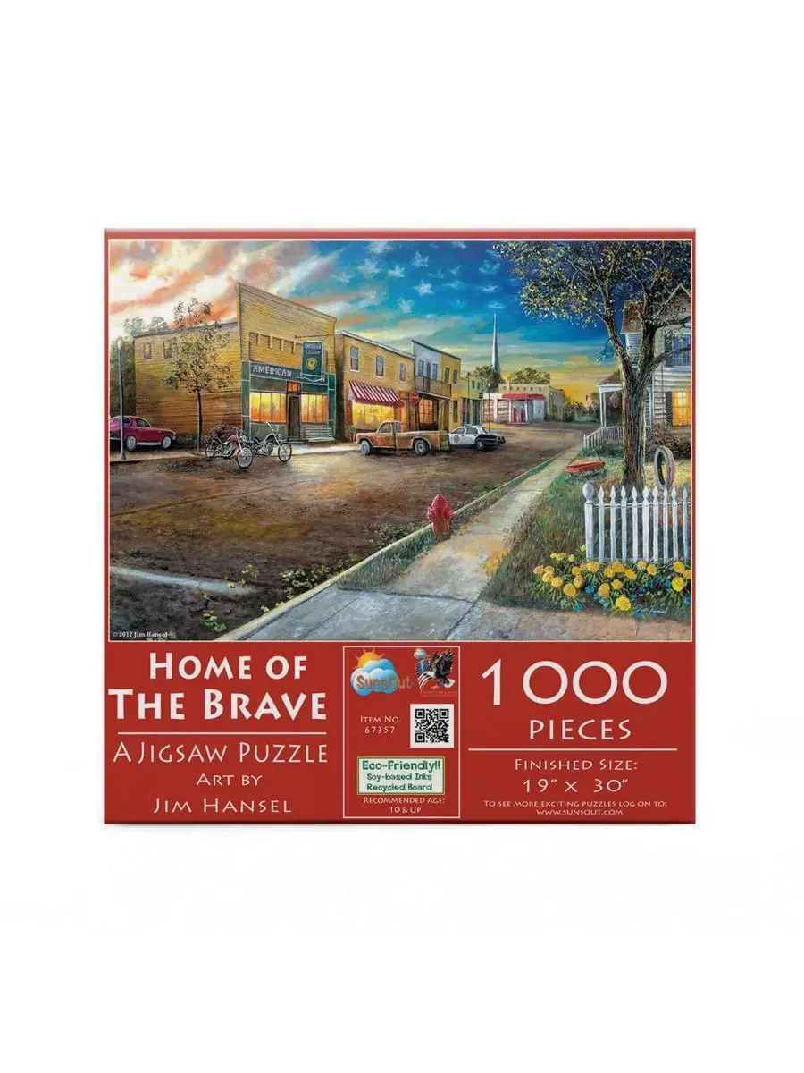 Пазл 1000 элементов Home of the Brave SunsOut — изображение 2 из 5, нет цвета