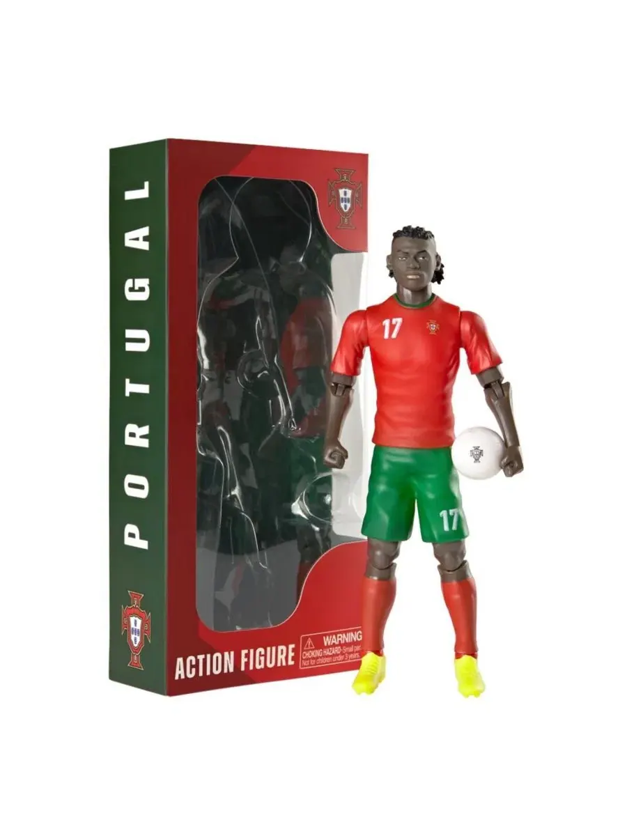 Коллекционная фигурка игрока с 10 точками артикуляции, 20 см, Rafael Leao Banbo Toys — мульти