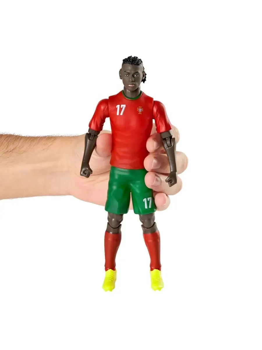 Коллекционная фигурка игрока с 10 точками артикуляции, 20 см, Rafael Leao Banbo Toys — изображение 7 из 7, мульти