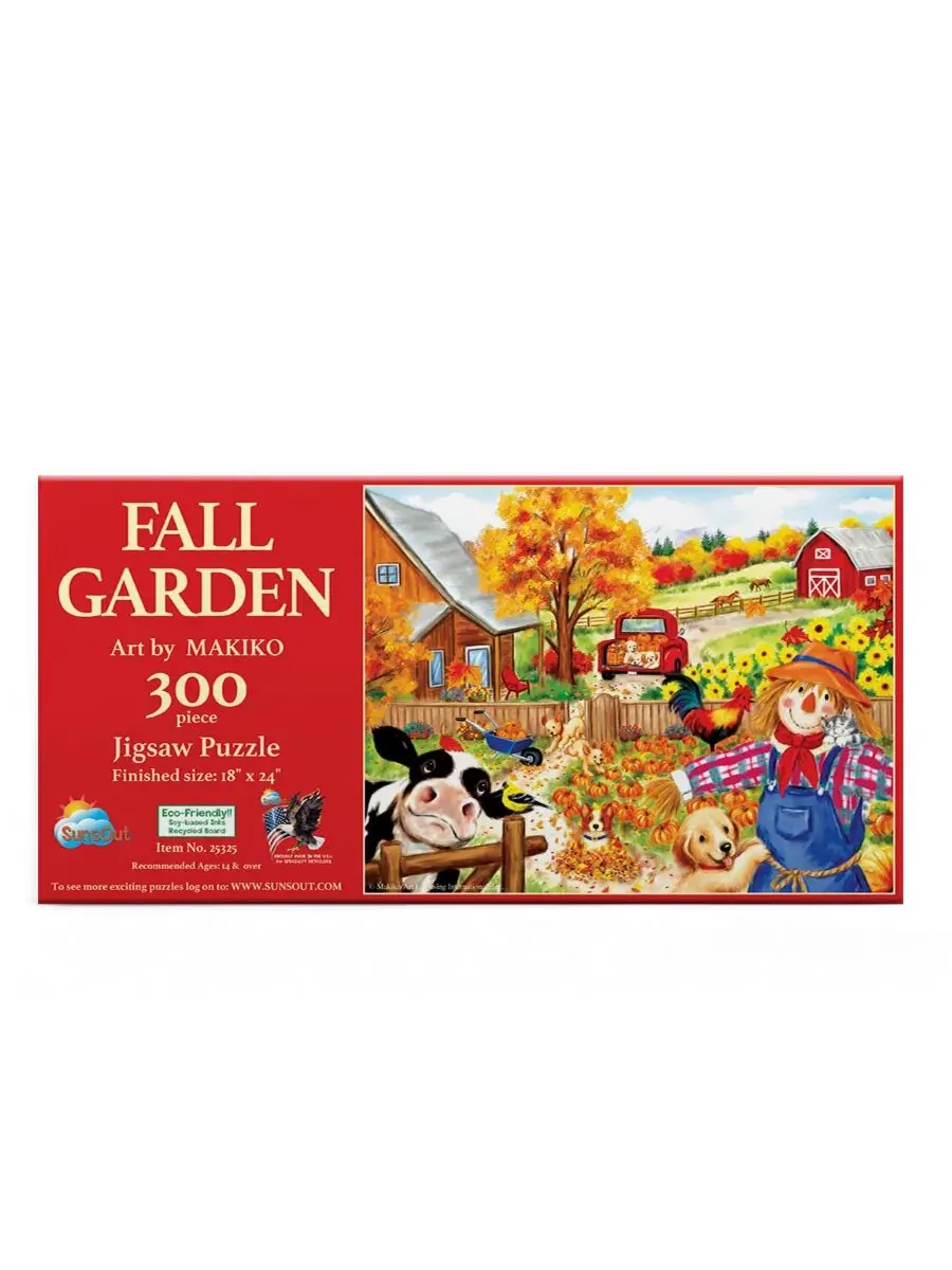 Пазл Fall Garden 300 деталей SunsOut, 46×61 см — изображение 3 из 5, нет цвета
