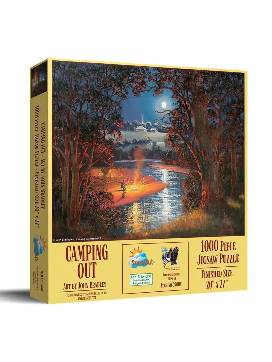 Пазл 1000 элементов Camping Out SunsOut