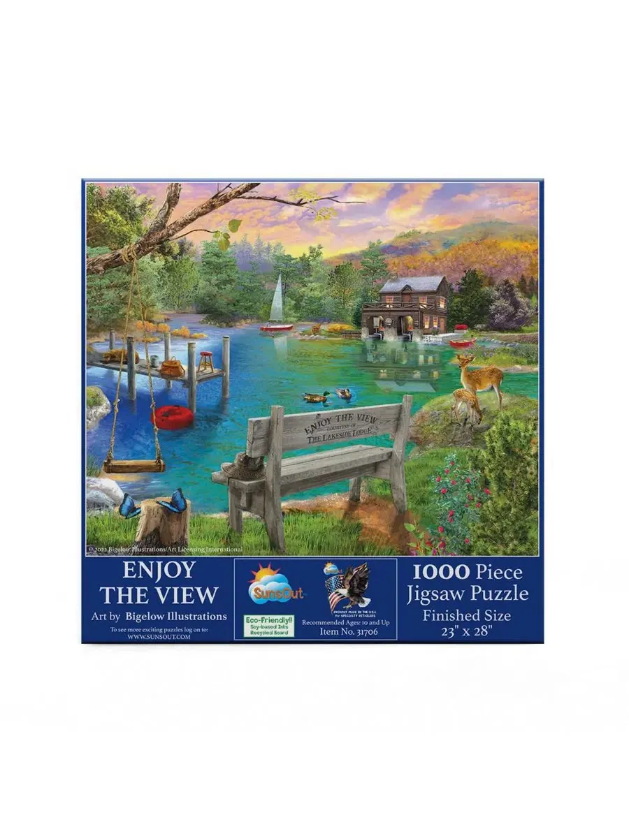 Пазл 1000 деталей Enjoy the View SunsOut — изображение 4 из 5, нет цвета