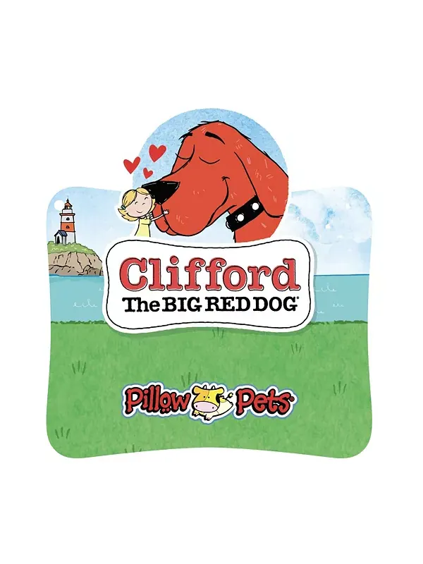 Мягкая игрушка в виде большого красного пса Схоластик Клиффорд Pillow Pets — изображение 4 из 4, красный