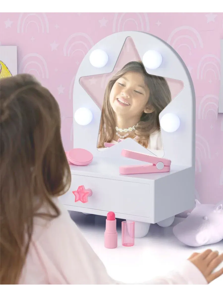Игровой набор Starlight Glam Light-Up Vanity Playset Geoffrey'S Toy Box — изображение 5 из 8, нет цвета