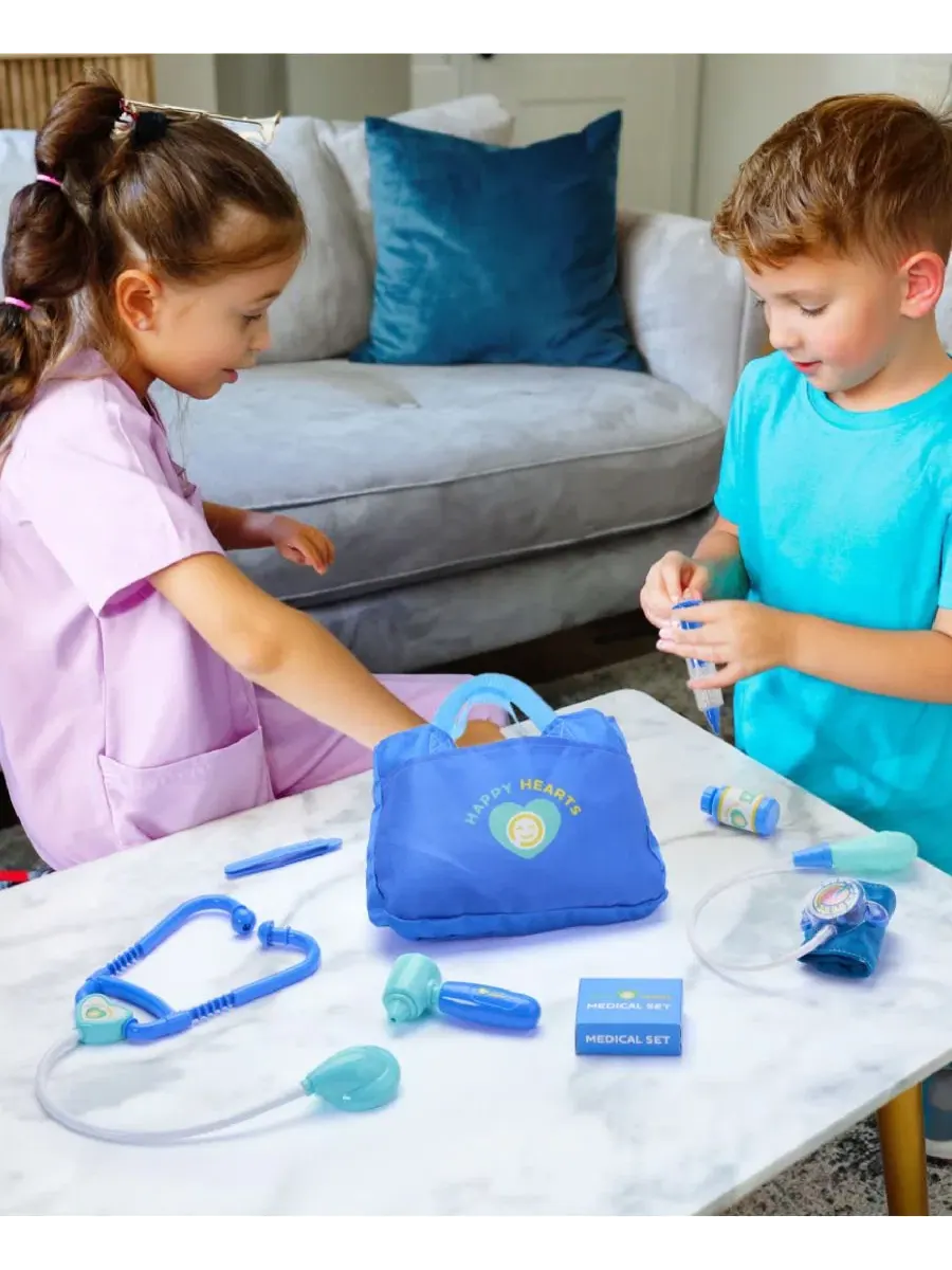 Игровой набор доктора Hearts Doctor Medical Care Playset Geoffrey's Toy Box — изображение 3 из 8, нет цвета