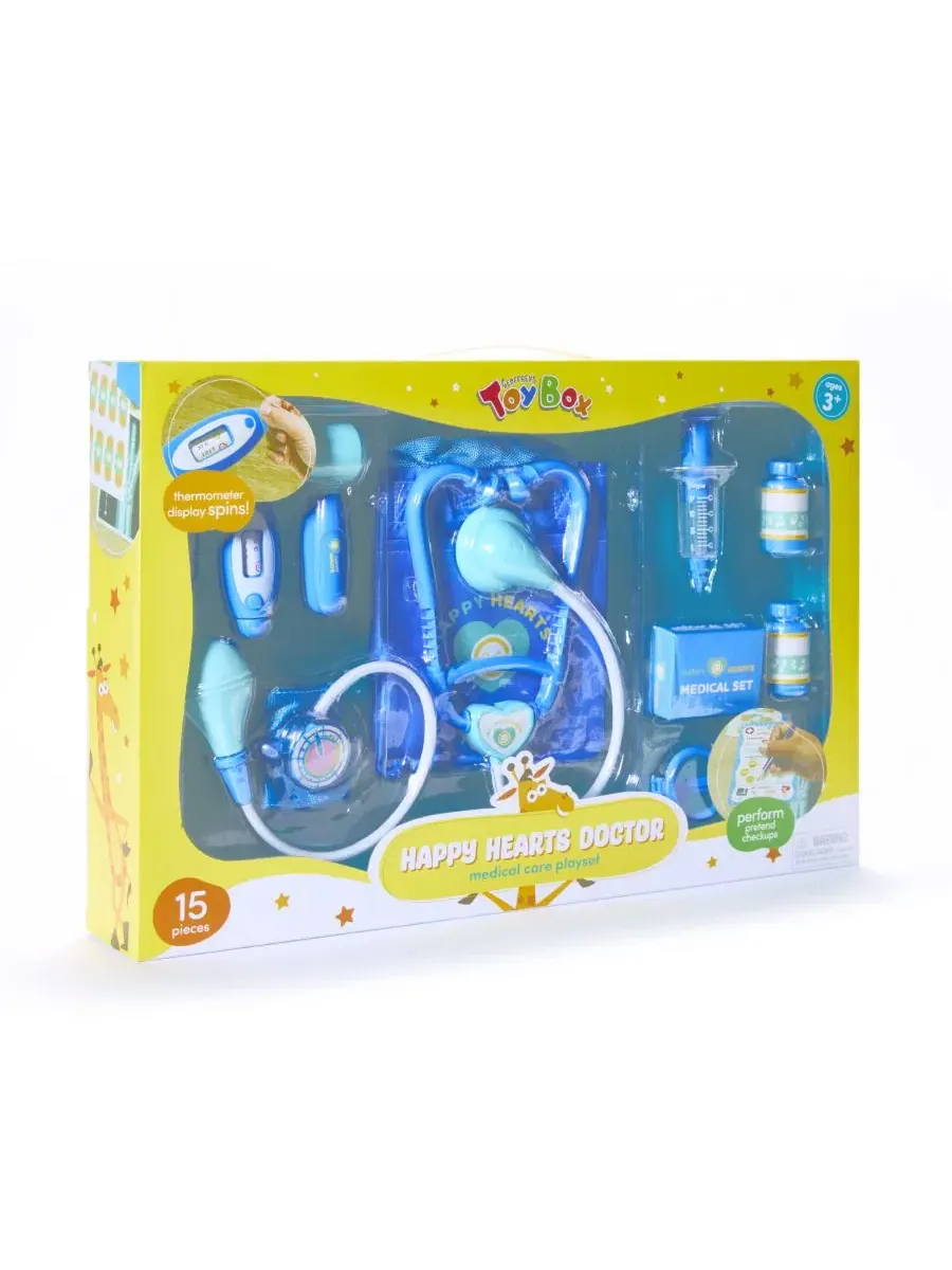 Игровой набор доктора Hearts Doctor Medical Care Playset Geoffrey's Toy Box — изображение 7 из 8, нет цвета