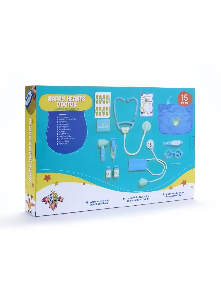 Игровой набор доктора Hearts Doctor Medical Care Playset Geoffrey's Toy Box — изображение 8 из 8, нет цвета