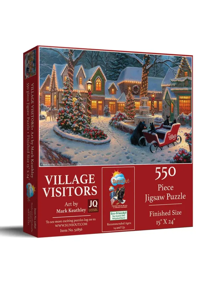 Пазл 550 деталей Village Visitors SunsOut