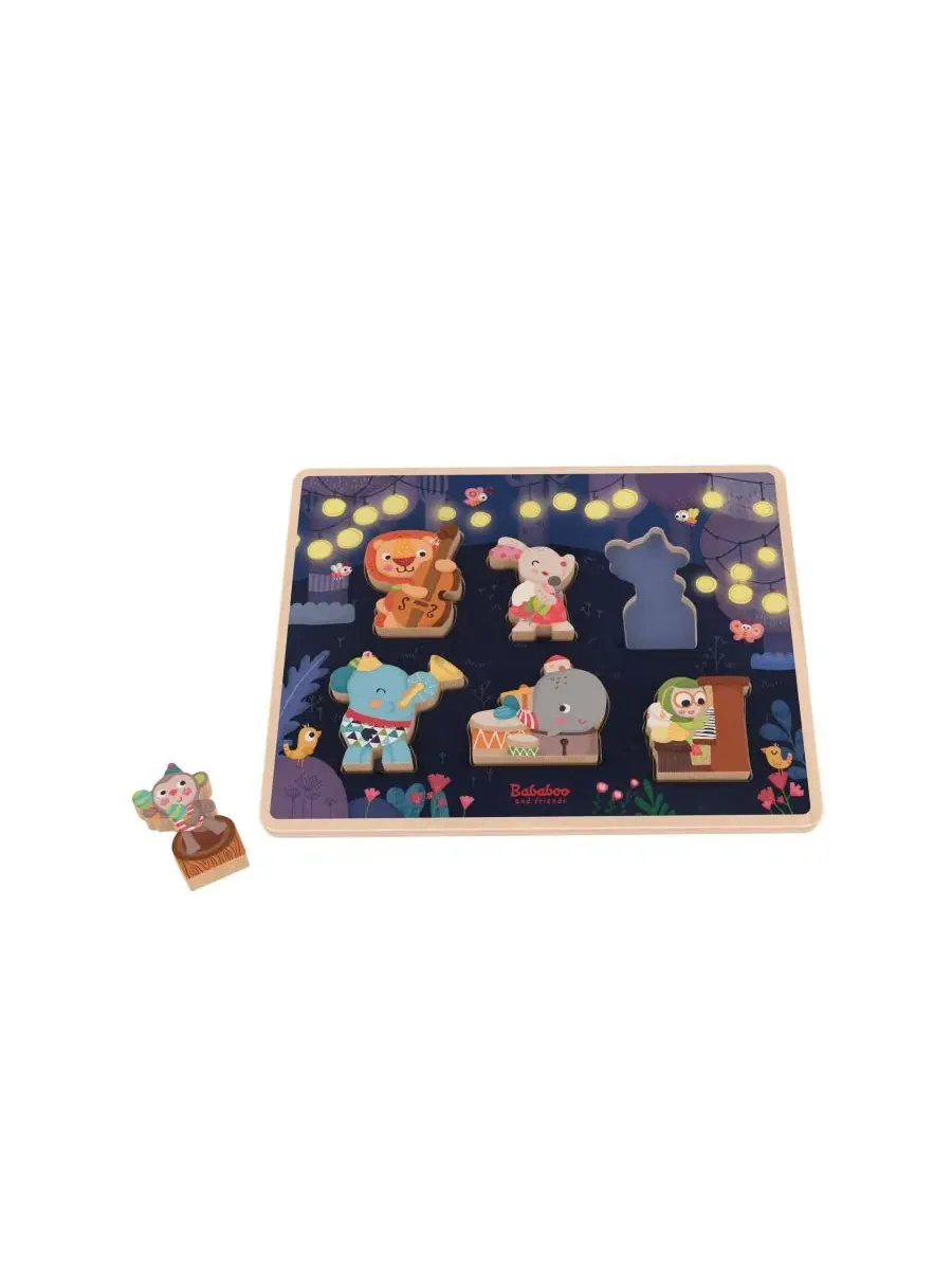 Головоломка с фигурками участников музыкальной группы Bababoo And Friends — мульти