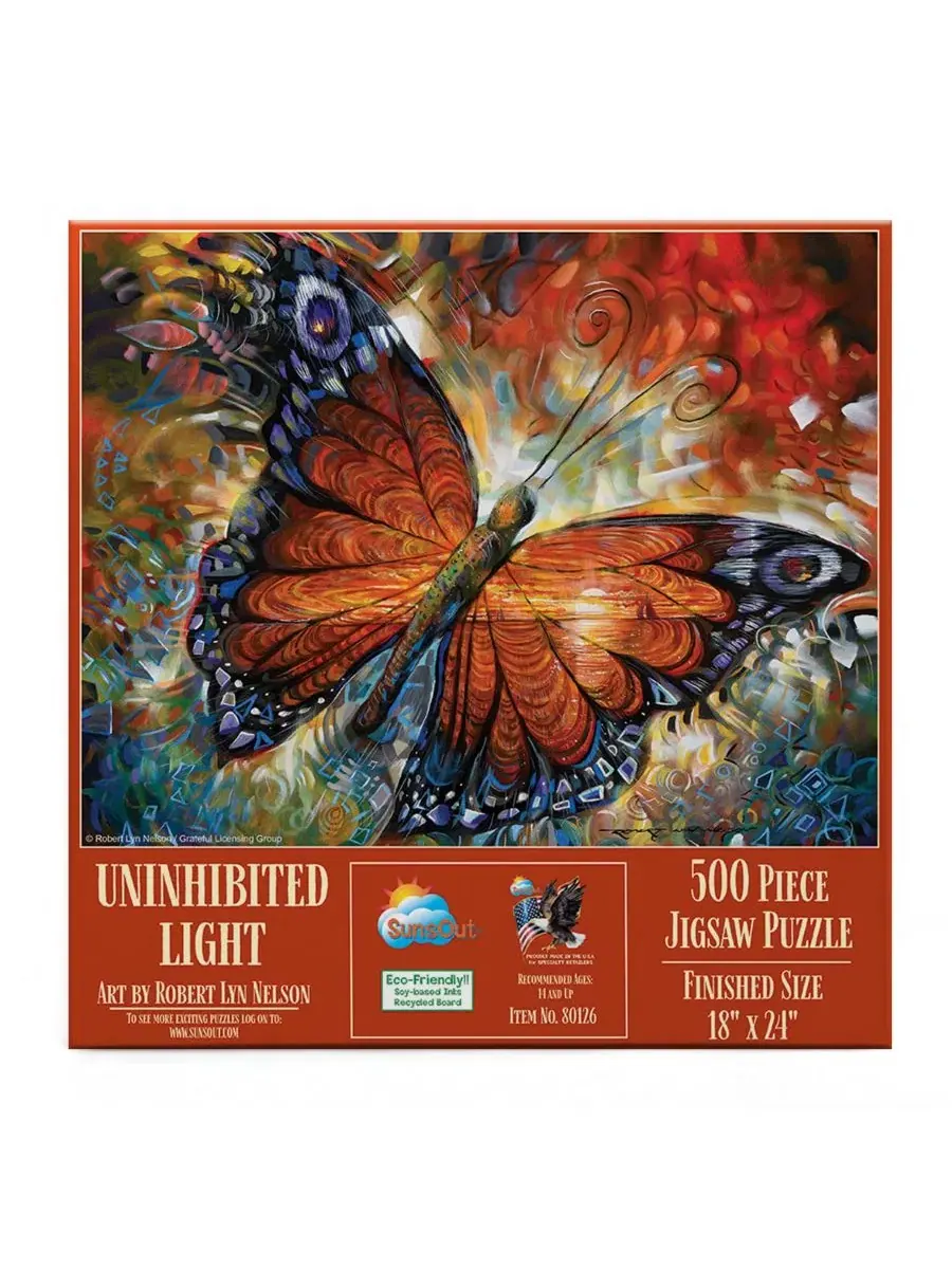 Пазл Uninhibited Light из 500 деталей для взрослых Sunsout — изображение 2 из 5, нет цвета