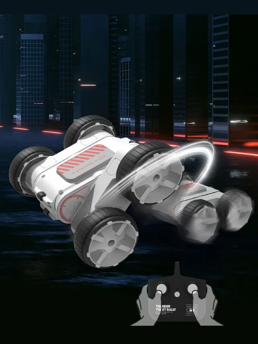 Радиоуправляемый трюковый автомобиль Thunder Twist Rally Sharper Image — изображение 7 из 7, нет цвета
