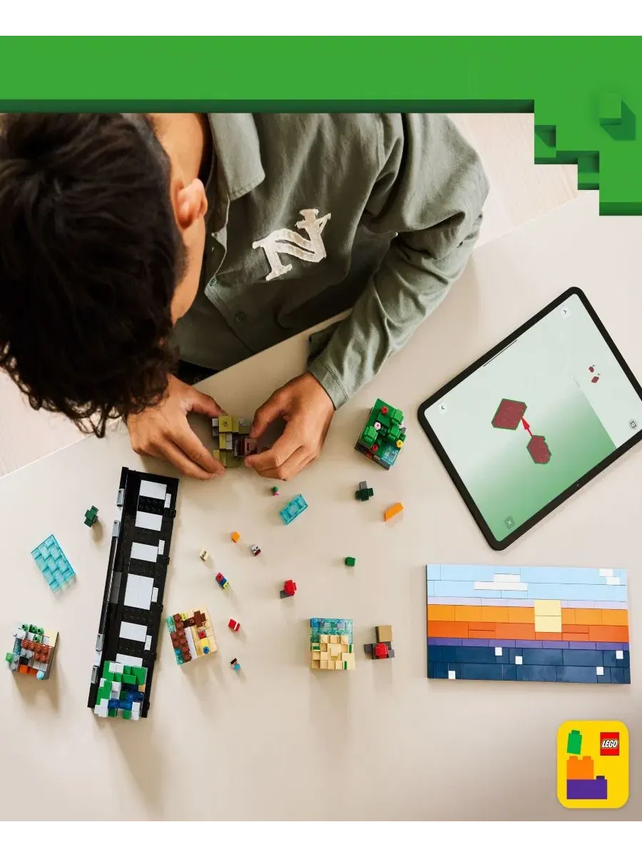 Конструктор Minecraft Mini Biomes, 21589, 797 деталей Lego — изображение 6 из 6, нет цвета