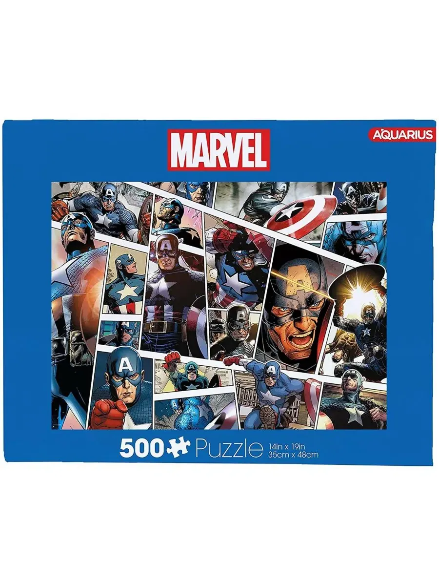 Пазл Marvel «Капитан Америка» (500 деталей) Nmr Distribution — изображение 3 из 3, нет цвета