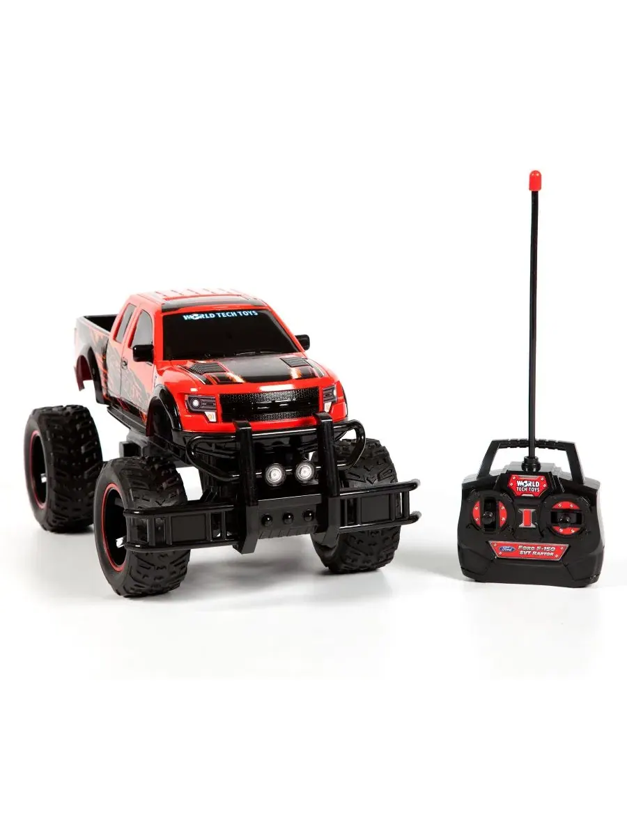 Лицензированная радиоуправляемая модель грузовика Ford F-150 SVT Raptor в масштабе 1:14 World Tech — изображение 12 из 14