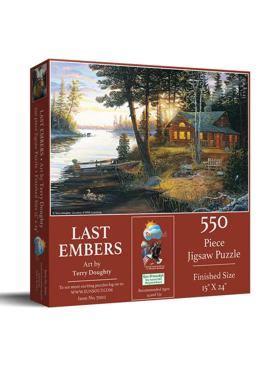 Пазл Last Embers из 550 деталей для взрослых Sunsout