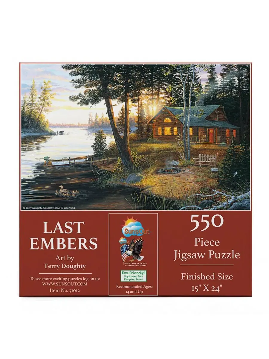 Пазл Last Embers из 550 деталей для взрослых Sunsout — изображение 2 из 5, нет цвета
