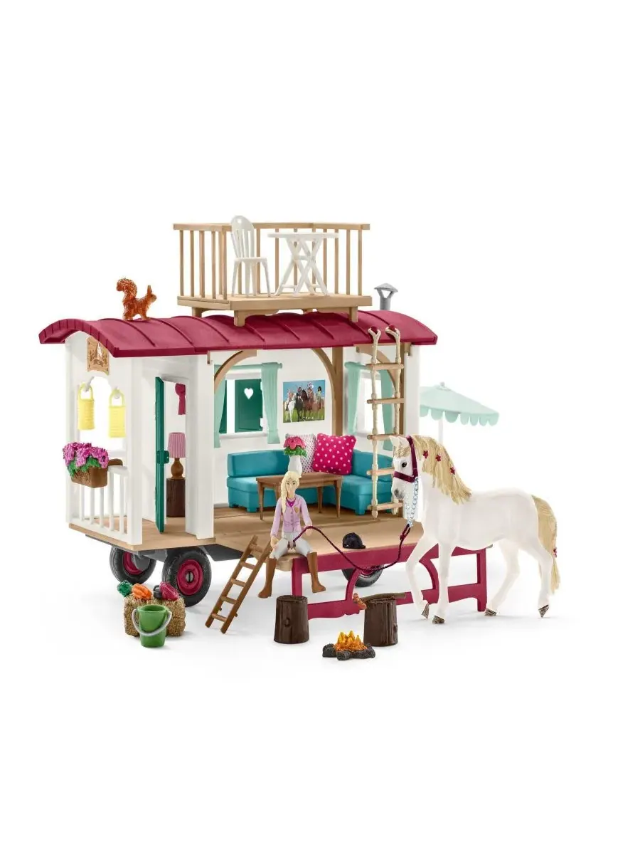 Игровой набор Schleich Horse Club Караван для тайных встреч — мульти