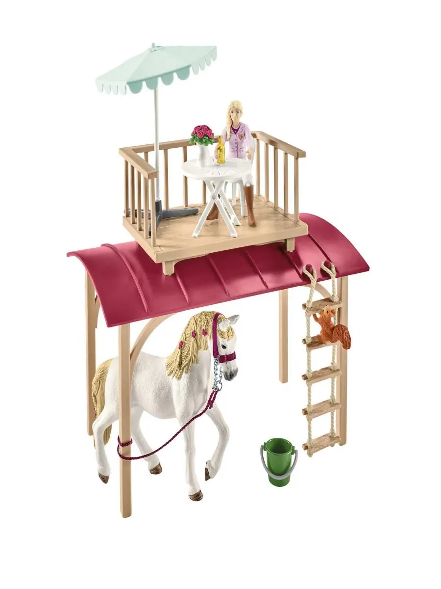 Игровой набор Schleich Horse Club Караван для тайных встреч — изображение 6 из 7, мульти