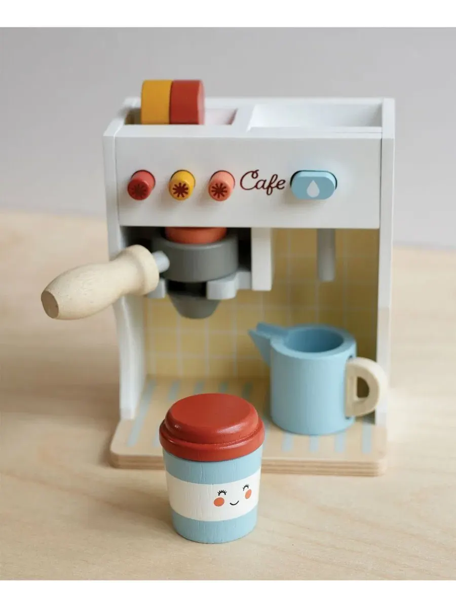 Игровой набор бариста с кофемашиной Mentari Toys — изображение 3 из 9, мульти