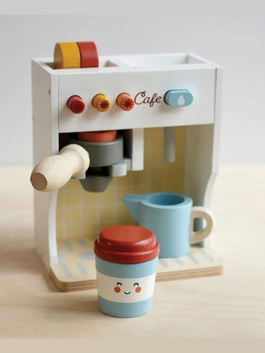Игровой набор бариста с кофемашиной Mentari Toys — изображение 5 из 9, мульти