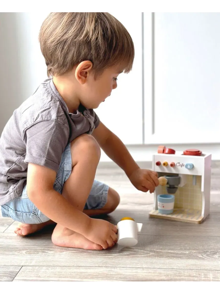 Игровой набор бариста с кофемашиной Mentari Toys — изображение 7 из 9, мульти