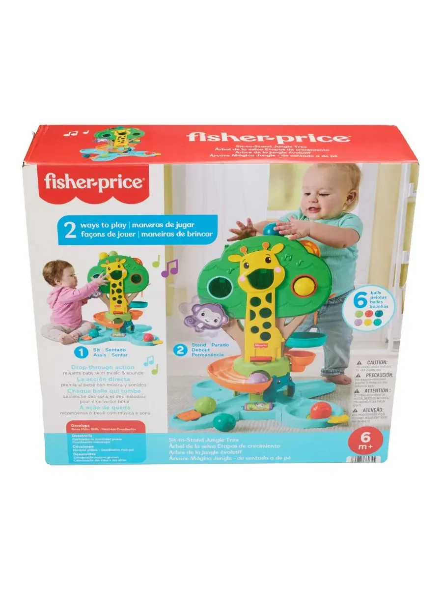 Развивающий игровой центр Fisher Price с мячиками, 6 мячей, от 6 месяцев — изображение 6 из 6, нет цвета