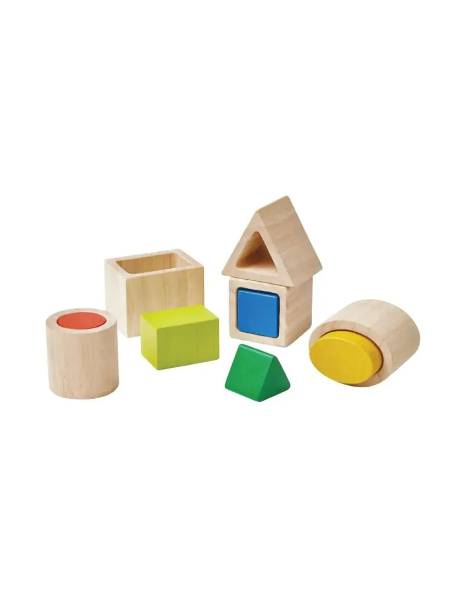 Геометрические блоки для сопоставления Geo Matching Blocks PlanToys — изображение 2 из 2, нет цвета