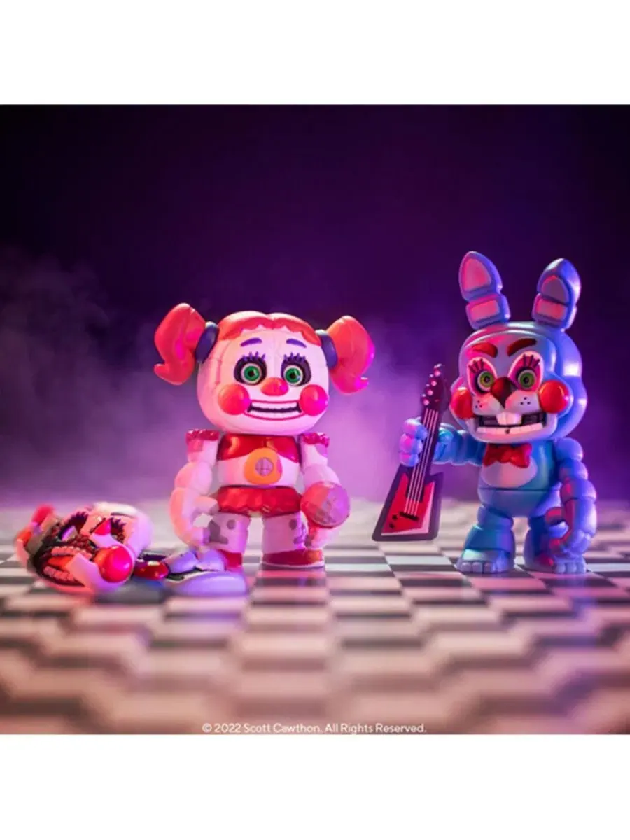 Набор фигурок Five Nights At Freddy's Snap Figure Set Toy Bon Bonnie and Baby Funko — изображение 5 из 5, нет цвета