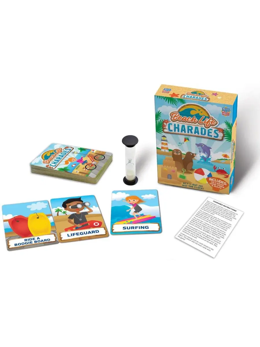 Настольная игра-пантомима «Пляжная жизнь» MasterPieces — изображение 3 из 3, мульти