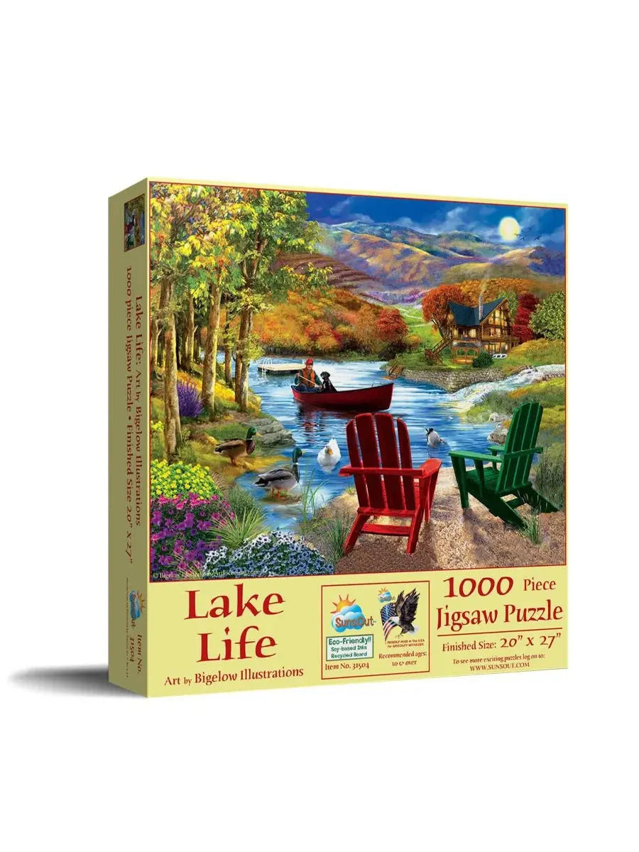 Пазл 1000 элементов Lake Life SunsOut