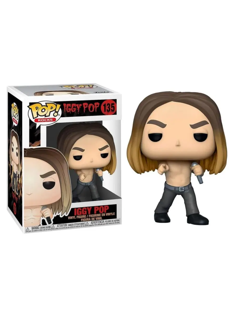 Виниловая фигурка Pop! Iggy Pop Funko, 10 см
