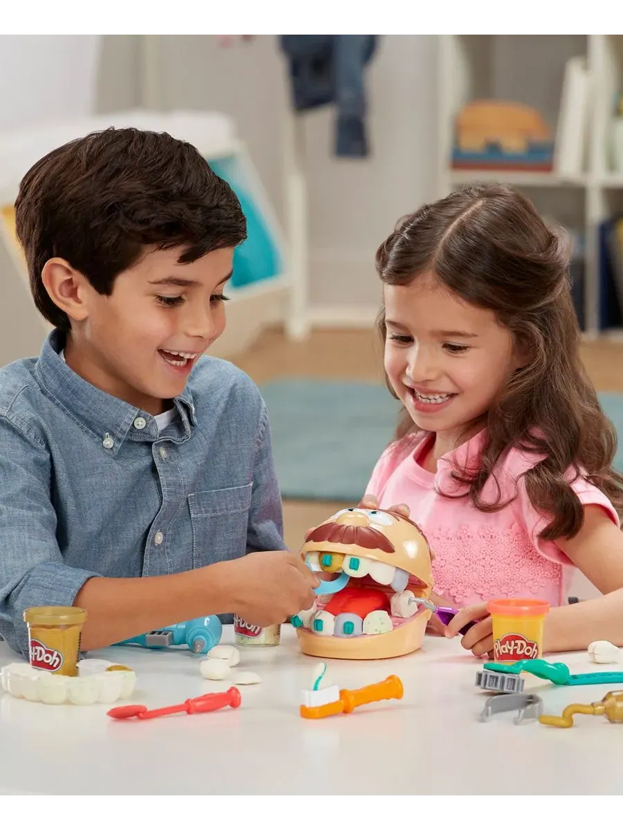 Игровой набор стоматолога Drill 'n Fill Dentist Play-Doh — изображение 3 из 7, нет цвета