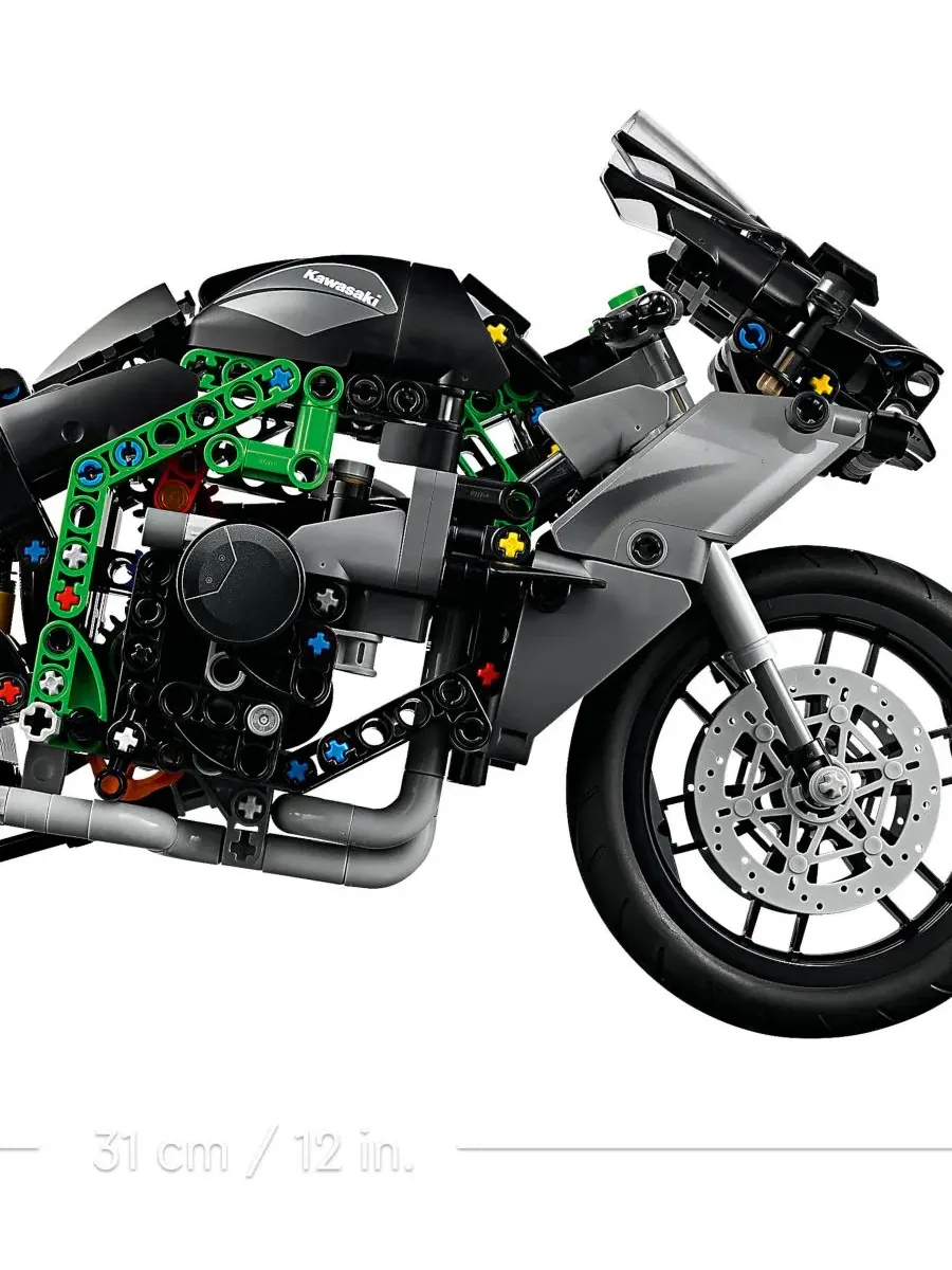 Конструктор LEGO Technic мотоцикл Kawasaki Ninja H2R, 643 детали — изображение 2 из 11, мульти
