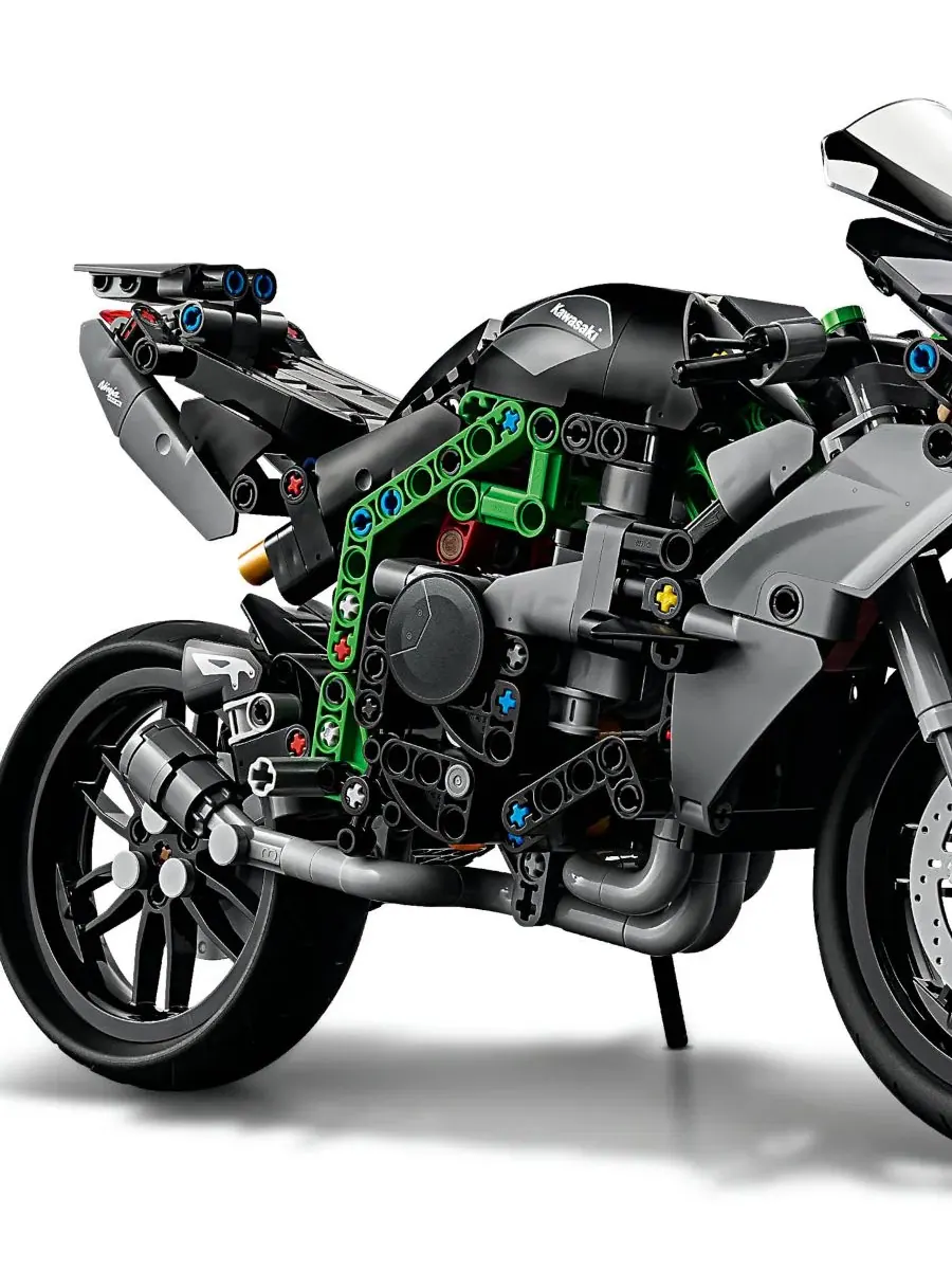 Конструктор LEGO Technic мотоцикл Kawasaki Ninja H2R, 643 детали — изображение 9 из 11, мульти