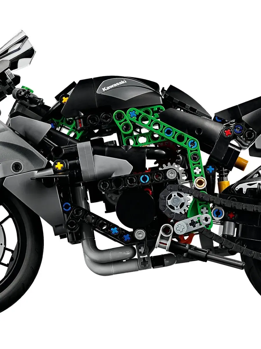 Конструктор LEGO Technic мотоцикл Kawasaki Ninja H2R, 643 детали — изображение 10 из 11, мульти
