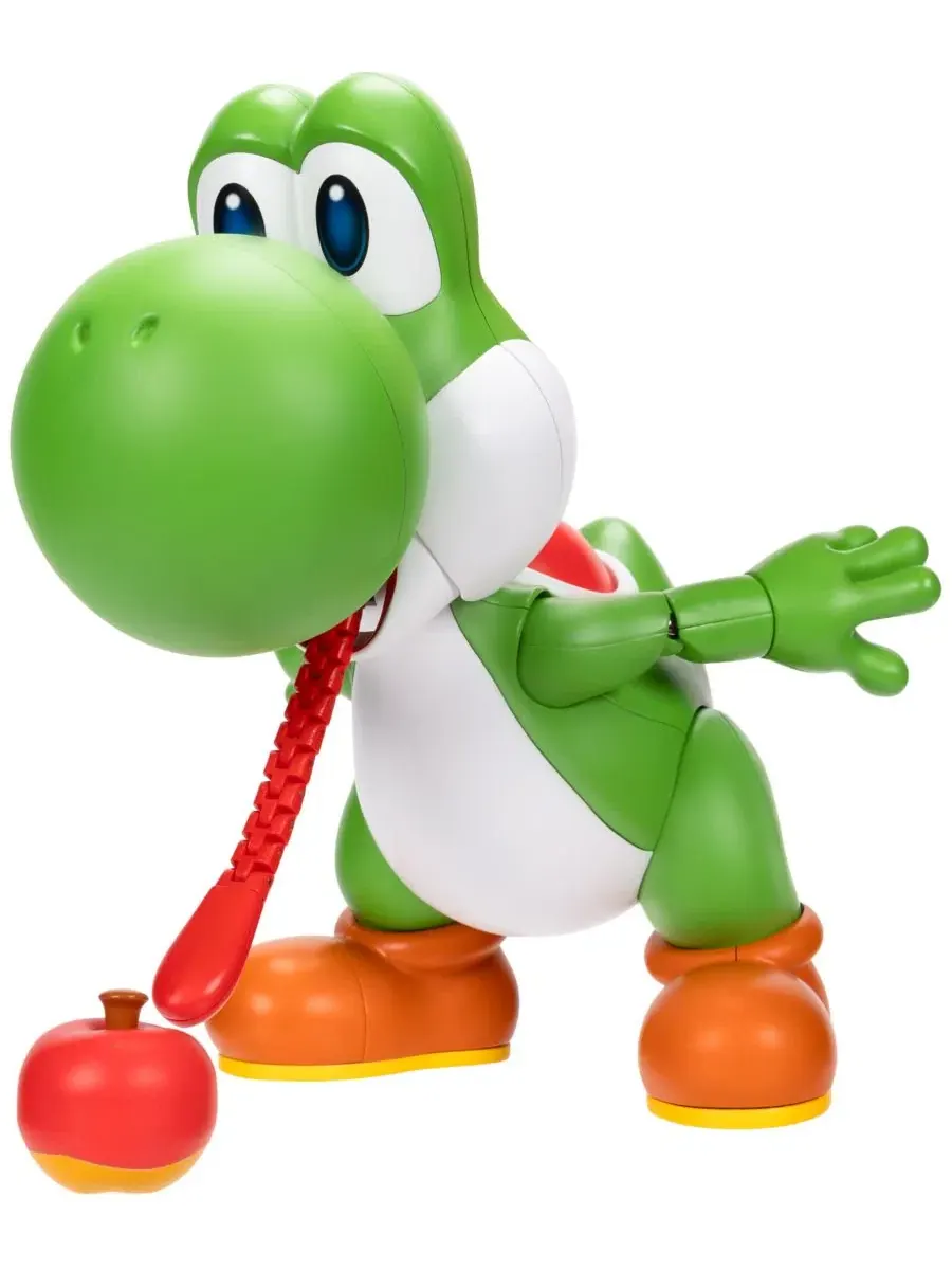 Фигурка Йоши 24 см с подвижными элементами, 2 предмета, Super Mario — мульти