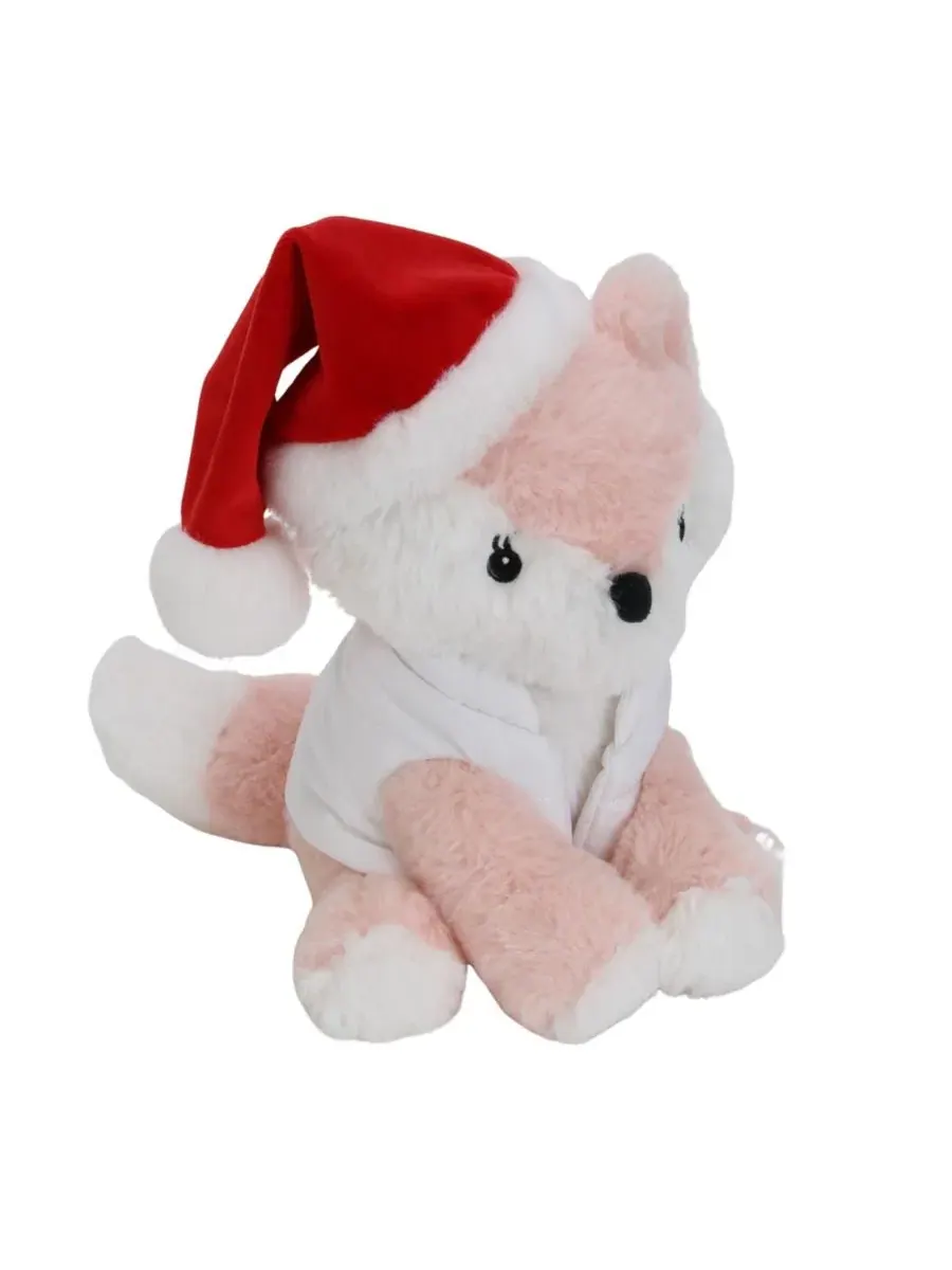 Мягкая игрушка Autumn Fox Holiday/Christmas Plush Lambs & Ivy — изображение 2 из 4, розовый