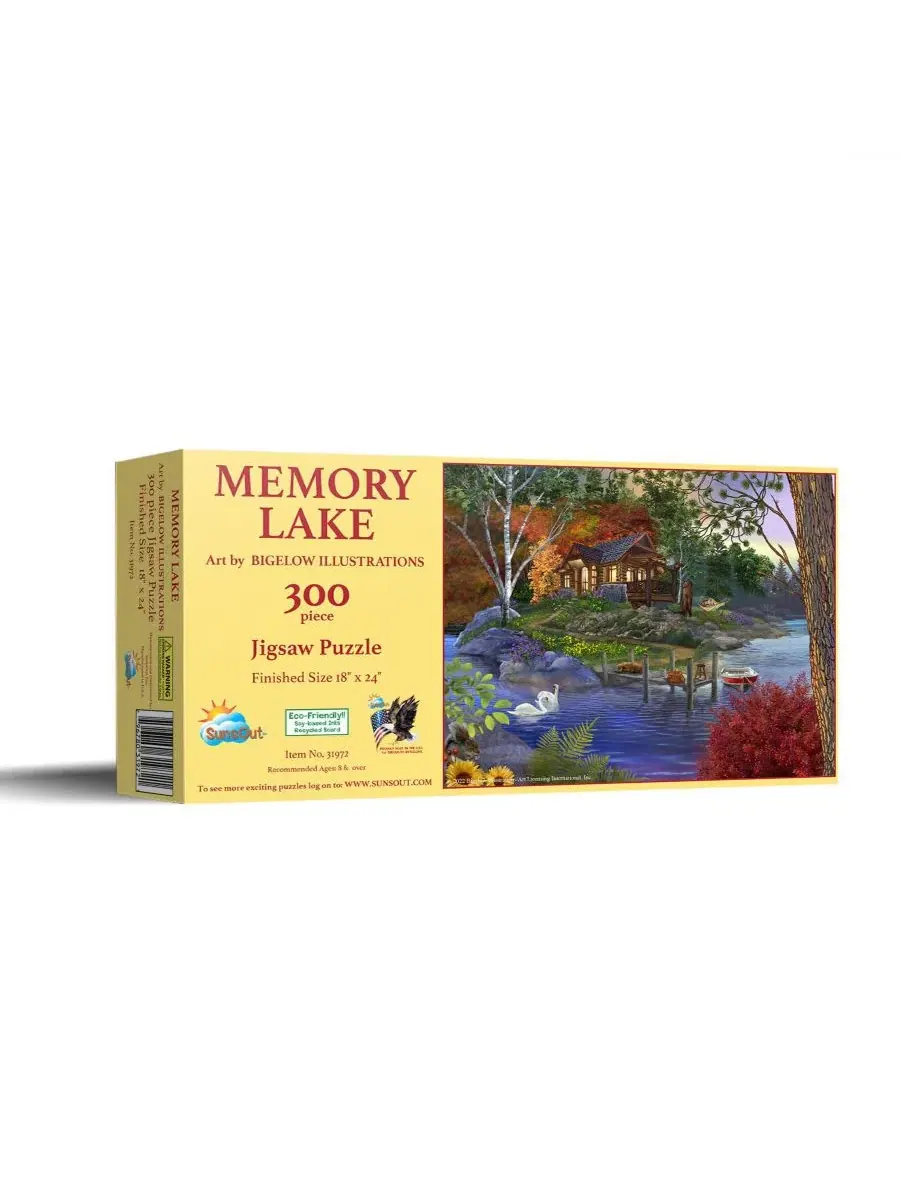 Пазл Memory Lake из 300 деталей для взрослых Sunsout