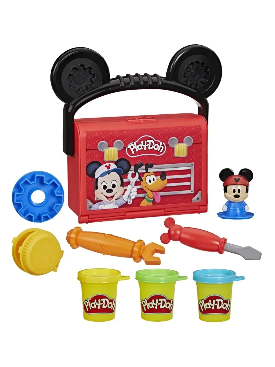 Игровой набор с Микки Маусом Play-Doh On the Go Garage Play-Doh — мульти