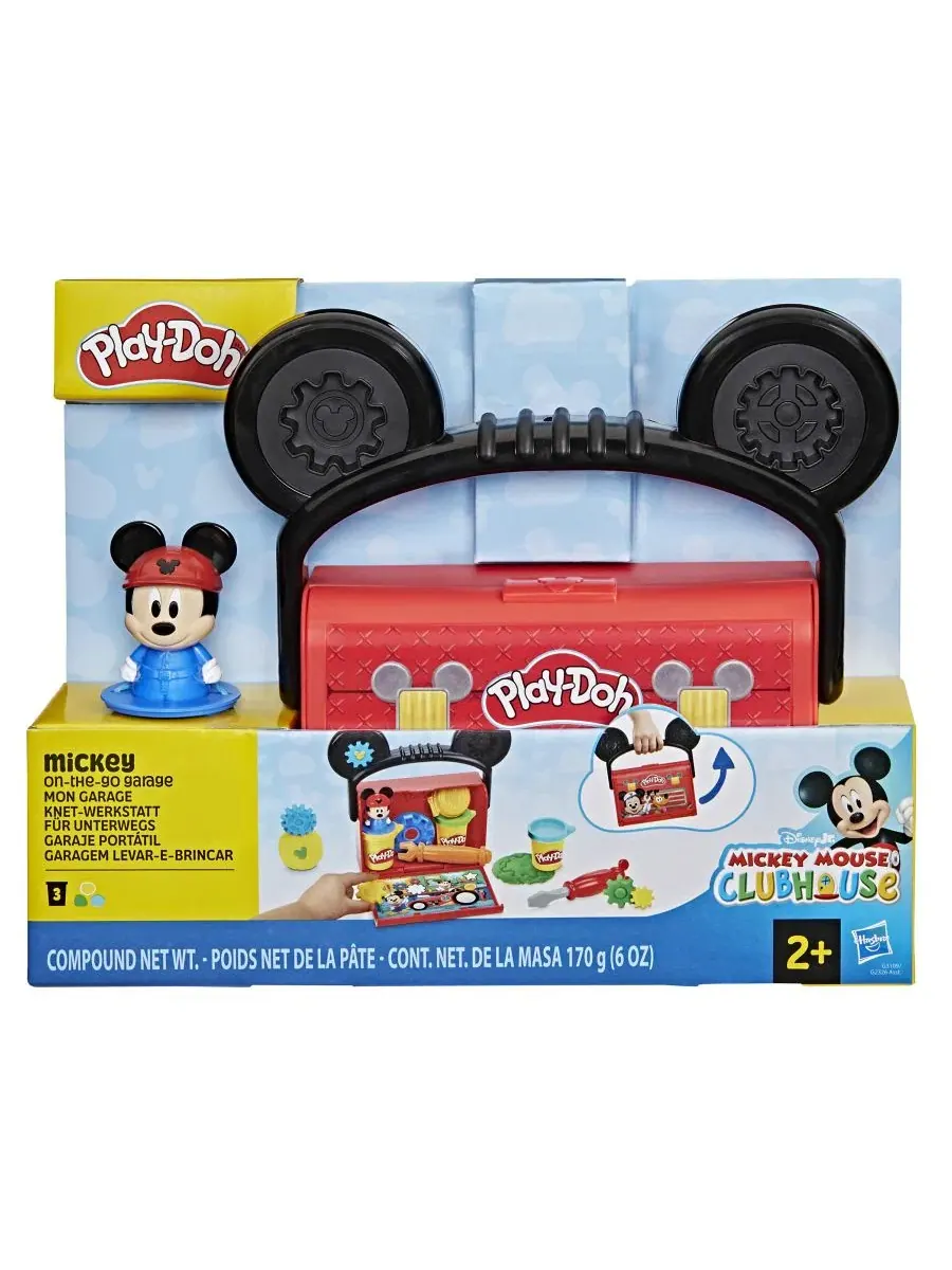 Игровой набор с Микки Маусом Play-Doh On the Go Garage Play-Doh — изображение 5 из 8, нет цвета