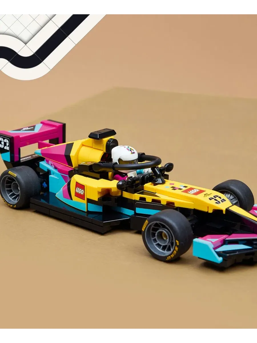 Конструктор LEGO Speed Champions F1 Academy Race Car, 201 деталь LEGO — изображение 4 из 10, мульти