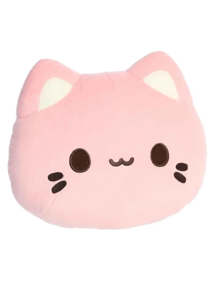 Мягкая игрушка Meowchi Face Plush Strawberry Aurora — изображение 3 из 4, розовый